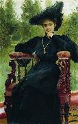 Ilya Yefimovich Repin Andreyeva by Repin oil painting picture wholesale